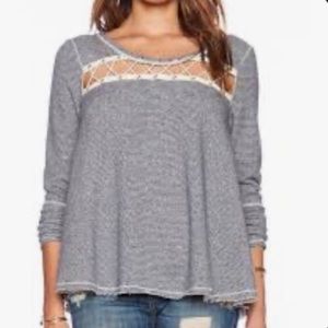 Free People Lacey Love Knit Pullover